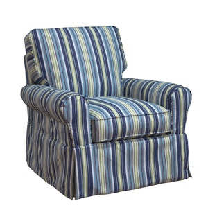 Sunset Trading Horizon Box Cushion Chair Slipcover | Performance Fabric | Beach Striped