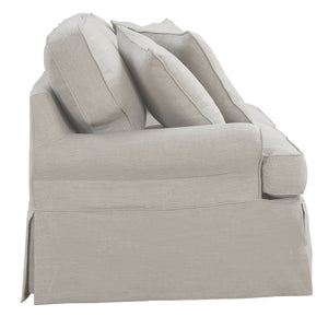 Sunset Trading Horizon T-Cushion Sofa Slipcover | Light Gray