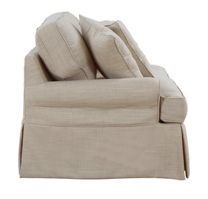Sunset Trading Horizon T-Cushion Sofa Slipcover | Linen