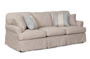 Sunset Trading Horizon T-Cushion Sofa Slipcover | Linen
