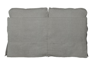 Sunset Trading Horizon T-Cushion Loveseat Slipcover | Performance Fabric | Gray