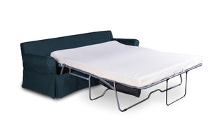 Sunset Trading Horizon Slipcovered Sleeper Sofa with Reversible Chaise| Performance Fabric | Navy