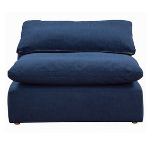 Sunset Trading Cloud Puff Slipcovered 44" Armless Chair | Modular Sofa Sectional