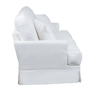 Sunset Trading Ariana Slipcovered Sleeper Sofa | Performance Fabric | White