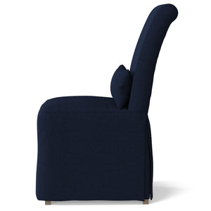 Sunset Trading Newport Slipcovered Dining Chair | Stain Resistant Performance Fabric