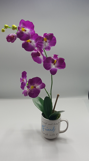 22" artificial Phalaenopsis Orchids