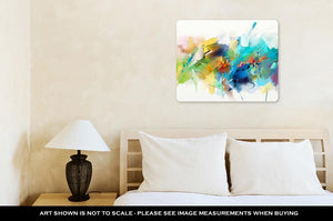 Abstract Colorful Oil Painting