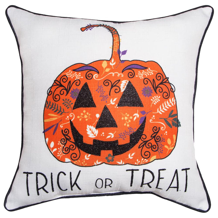 Halloween Trick or Treat Throw Pillow